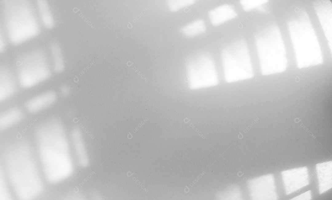 Efeito de sobreposição de sombra natural da janela no fundo de textura branca