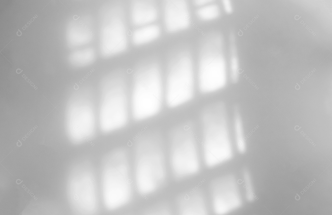 Efeito de sobreposição de sombra natural da janela no fundo de textura branca