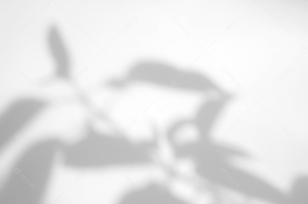 Folhas realistas e orgânicas efeito de sobreposição de sombra de moldura natural