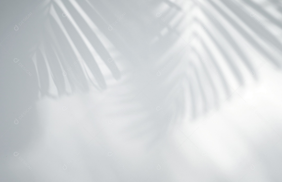 Folhas tropicais realistas e orgânicas sobreposição de sombra natural