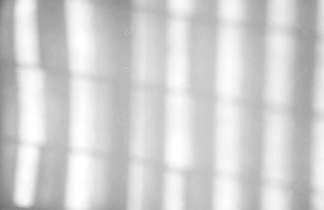 Efeito de sobreposição de sombra natural da janela no fundo de textura branca