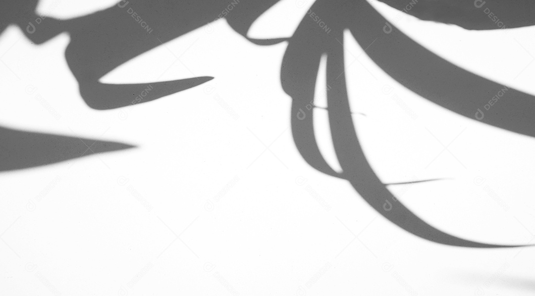 Efeito de sobreposição de sombra natural da janela no fundo de textura branca