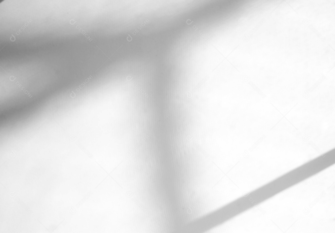 Efeito de sobreposição de sombra natural da janela no fundo de textura branca