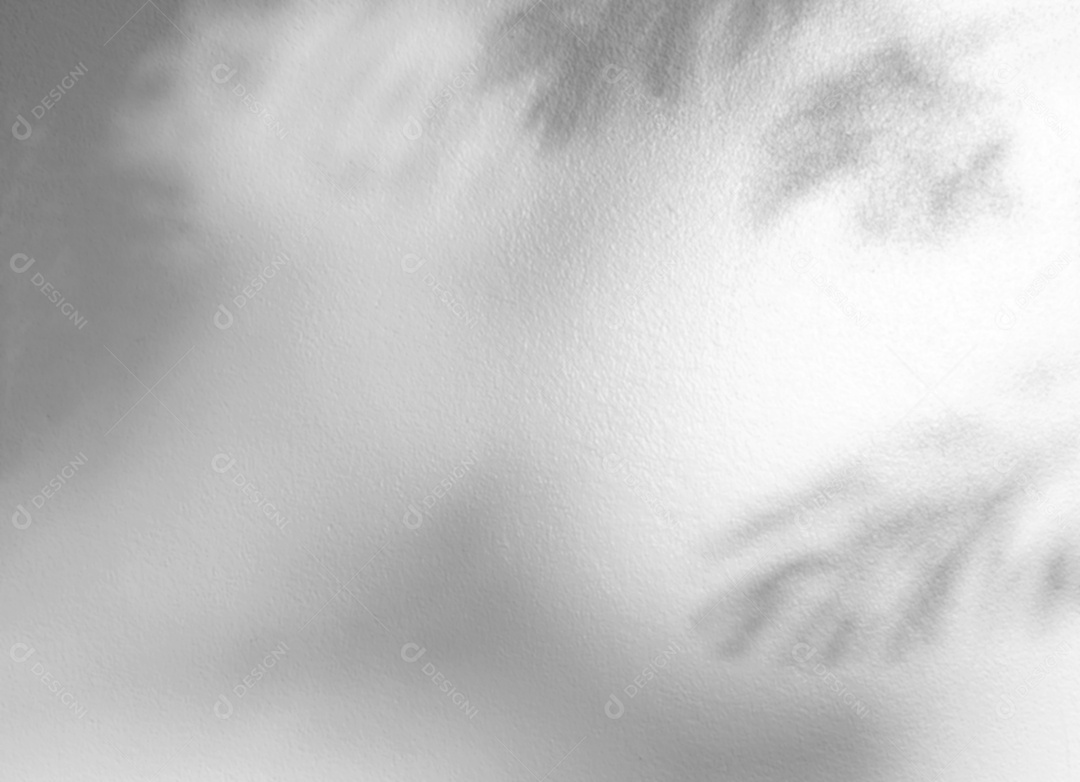 Deixa a sobreposição de sombra natural no fundo de textura branca