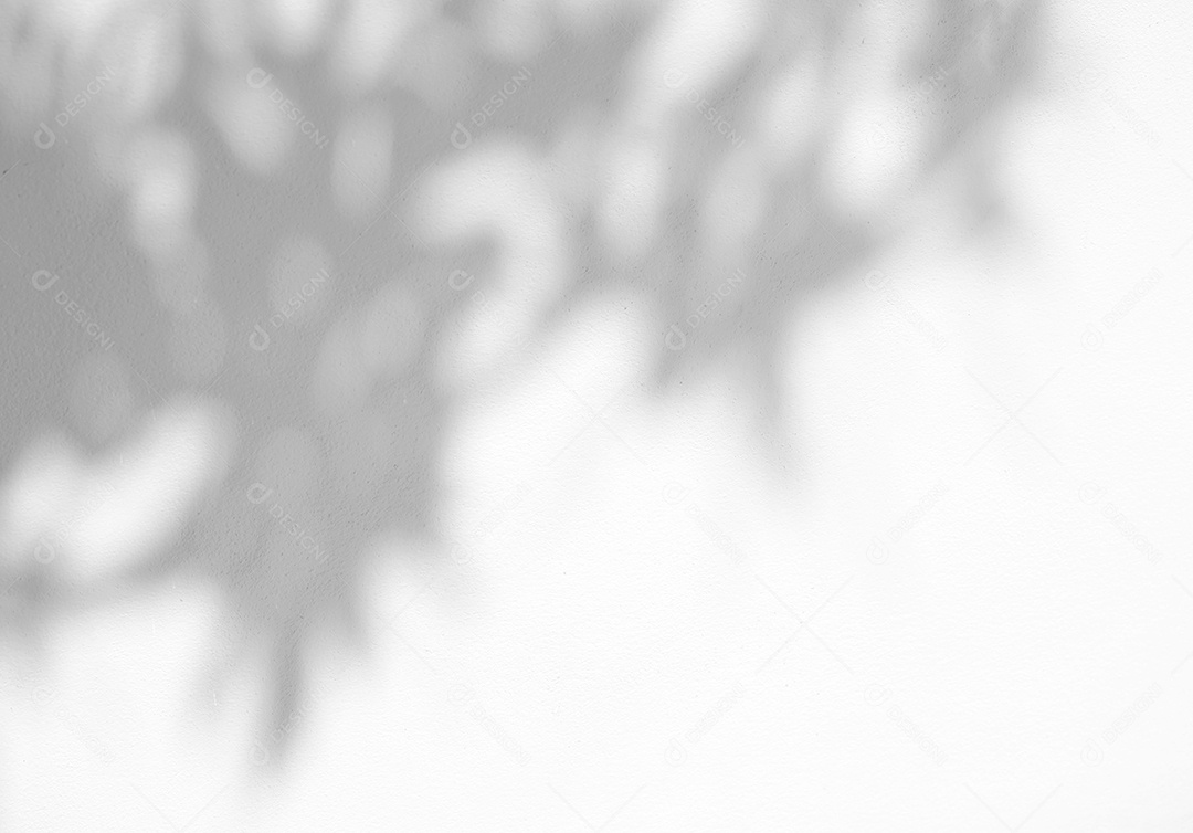 Deixa a sobreposição de sombra natural no fundo de textura branca