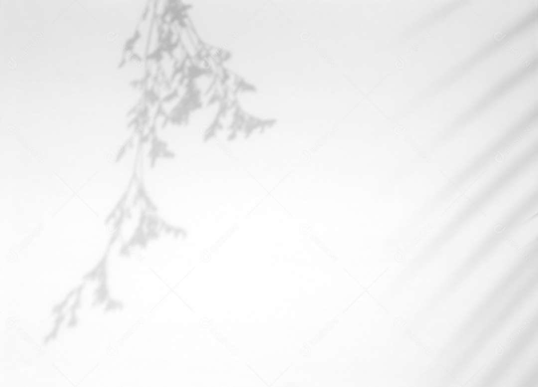 Folhas tropicais realistas e orgânicas sobreposição de sombra natural