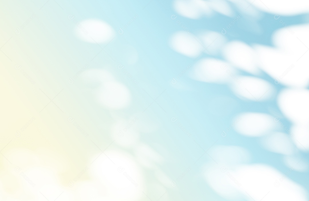 Conceito de verão de sobreposição de sombra natural de luz solar bokeh na pasta