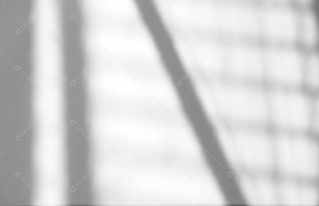 Efeito de sobreposição de sombra natural da janela no fundo de textura branca