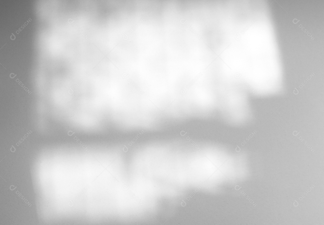 Efeito de sobreposição de sombra natural da janela no fundo de textura branca