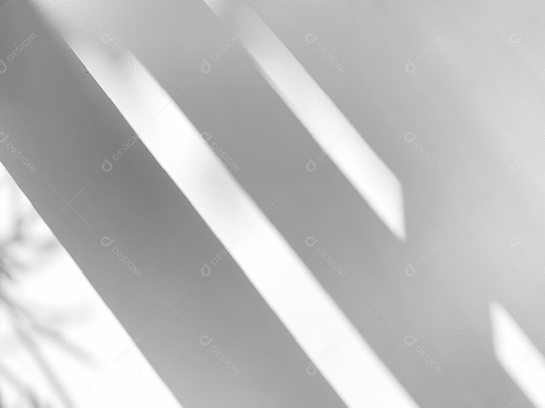 Janela e deixa o efeito de sobreposição de sombra natural na textura branca