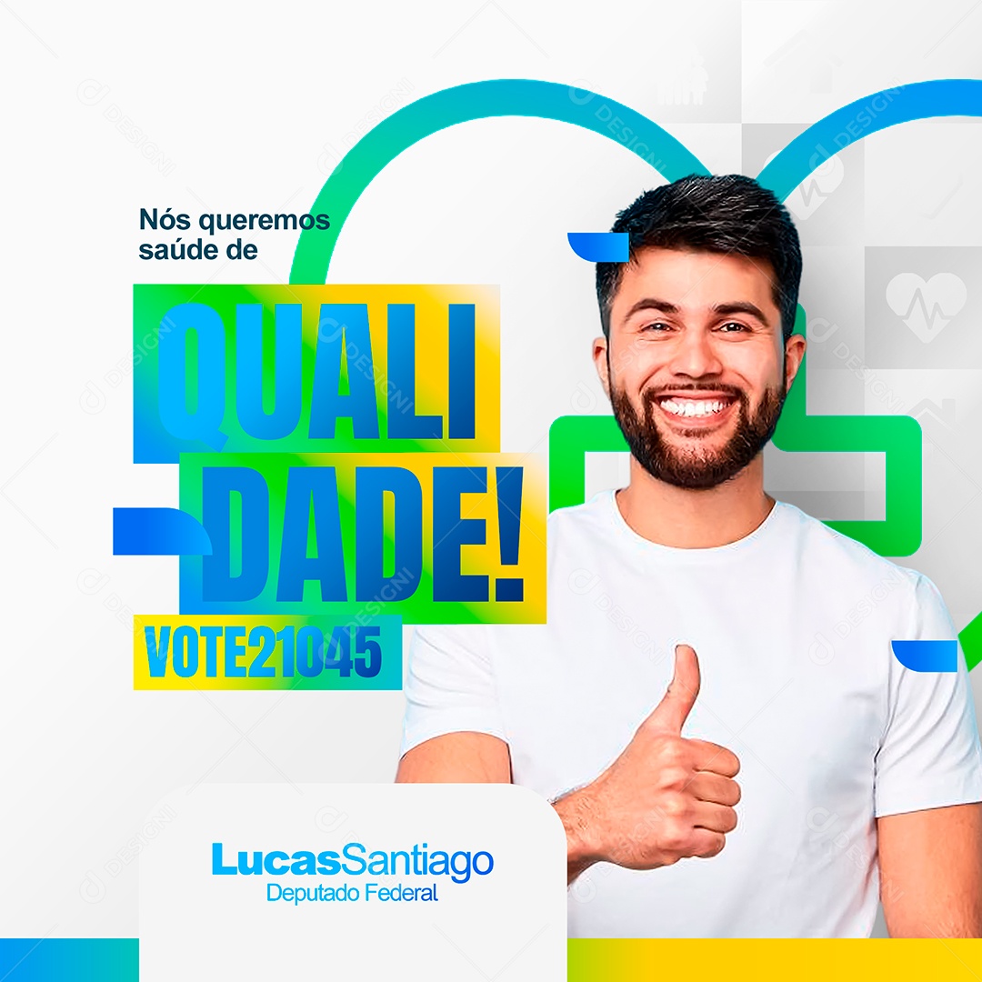 We Want Health Qualities Social Media Editable PSD