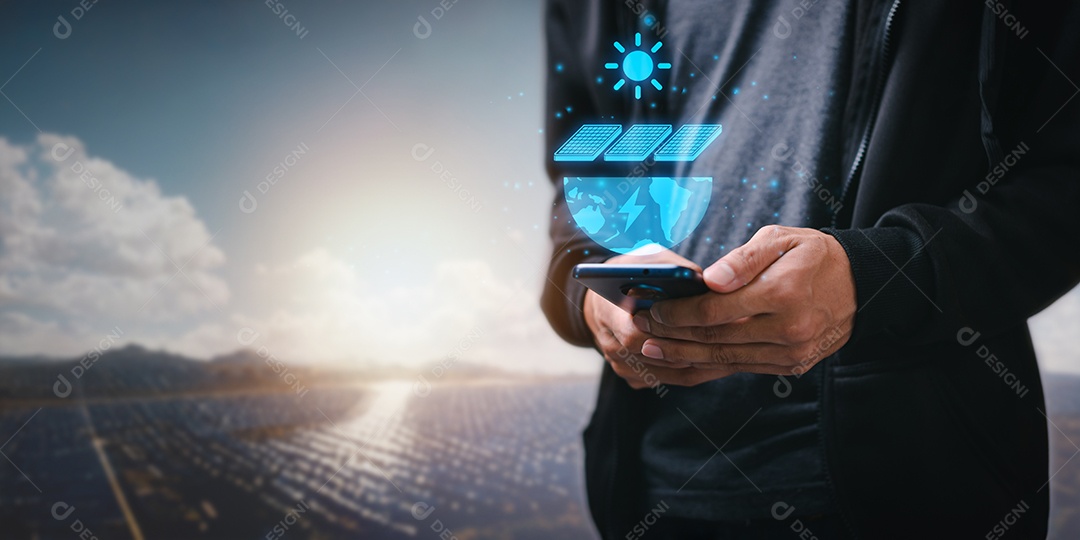 Geração e uso de eletricidade a partir de energia natural Energia solar, energia eólica, energia hidrelétrica