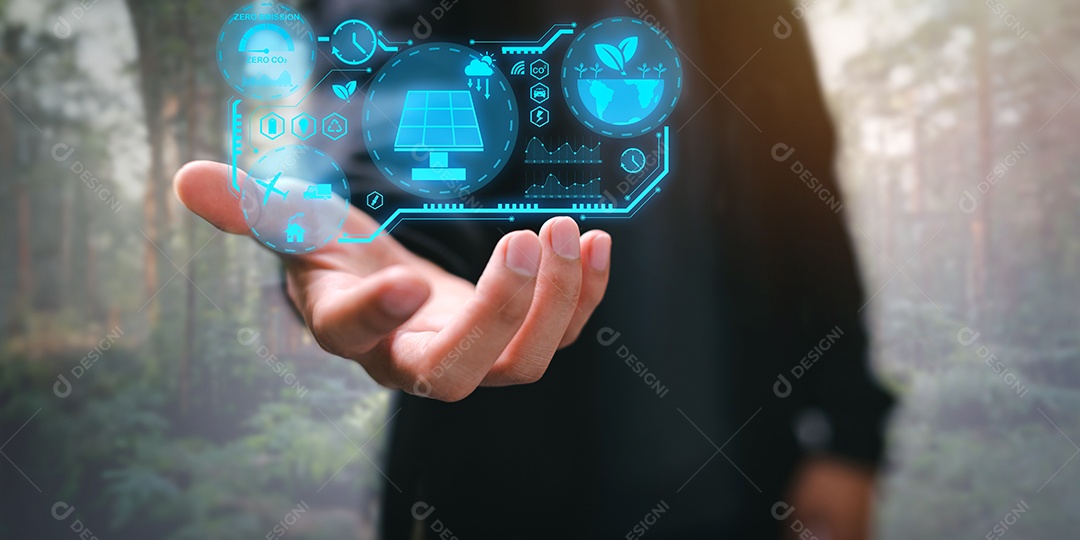 Geração e uso de eletricidade a partir de energia natural Energia solar, energia eólica, energia hidrelétrica