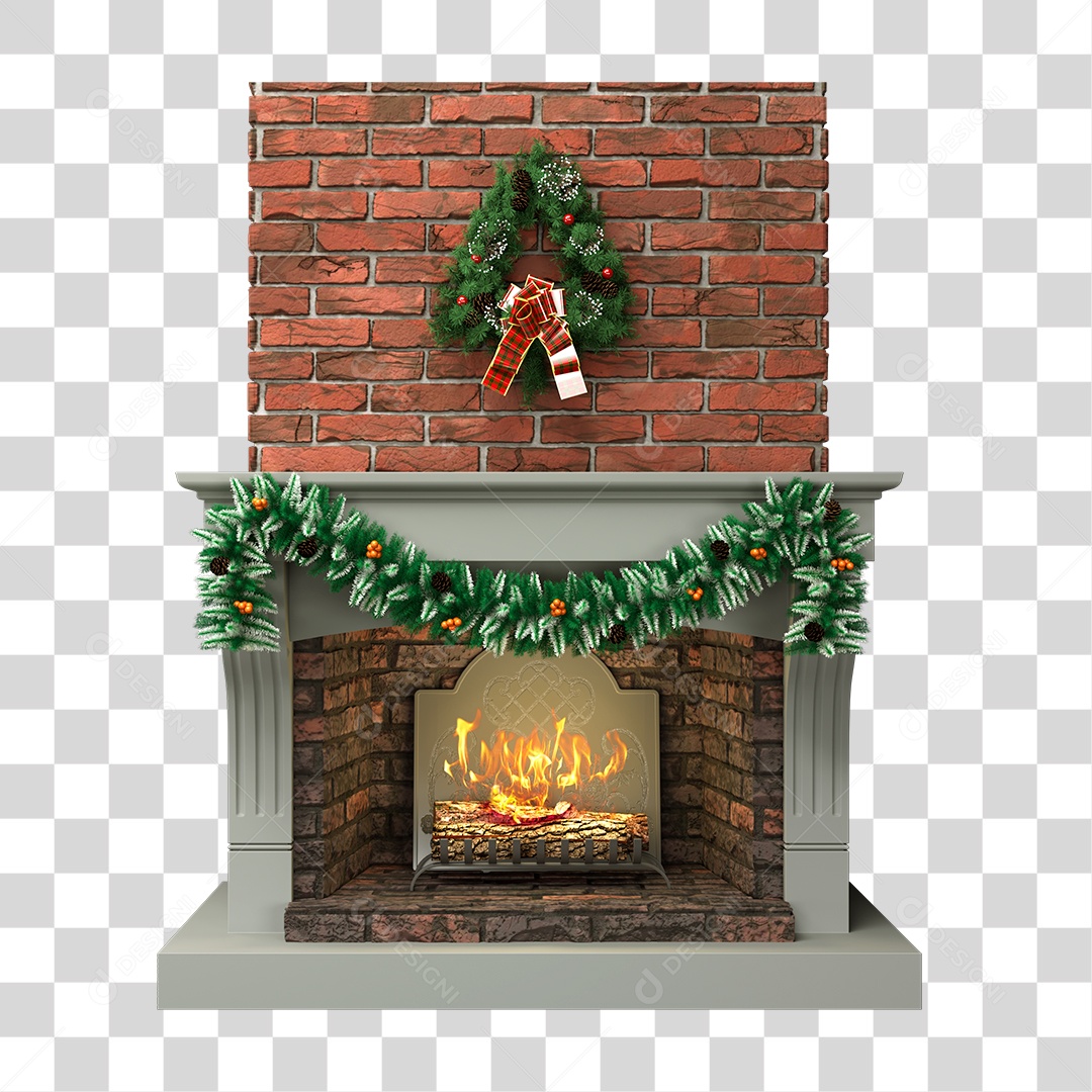 Lareira Chaminé Laranja PNG Transparente