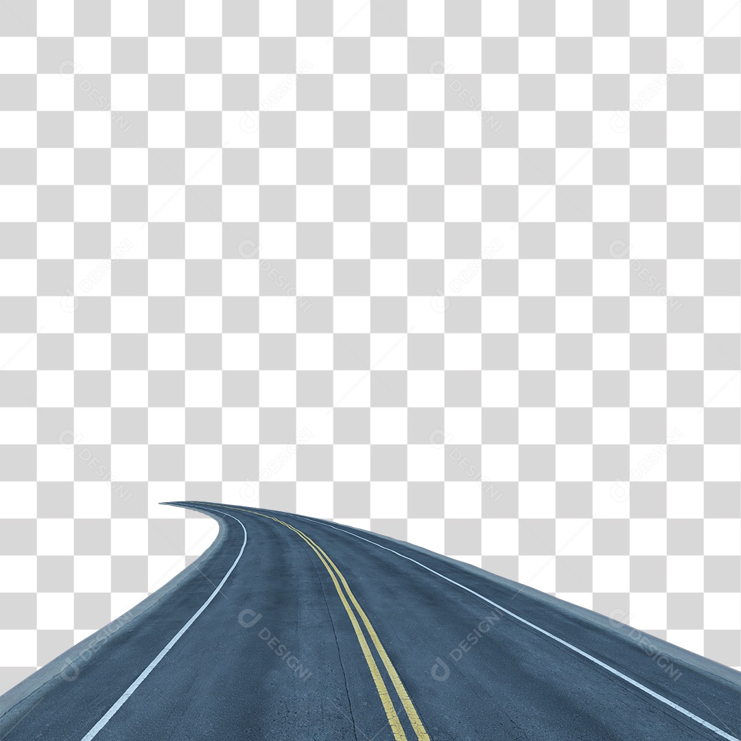 Estrada Asfalto PNG Transparente
