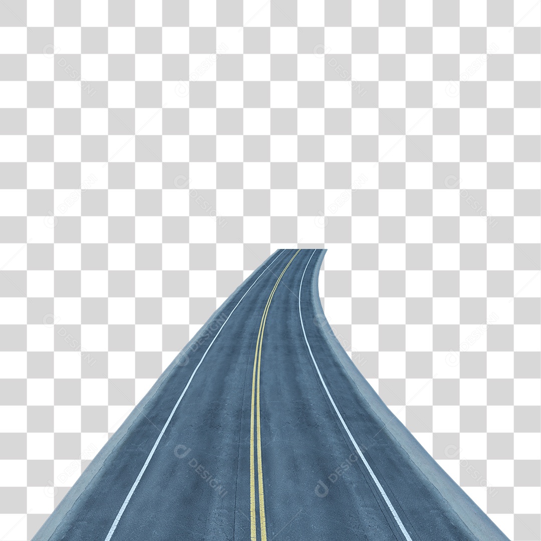 Estrada Asfalto PNG Transparente