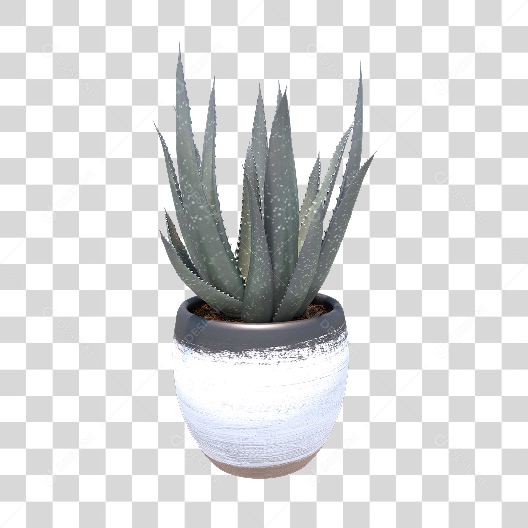 Vaso com Planta PNG Transparente