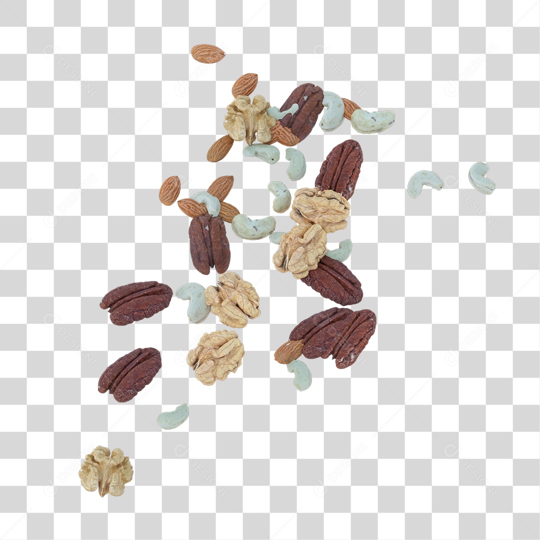 Fruta Secas Nozes Castanhas PNG Transparente