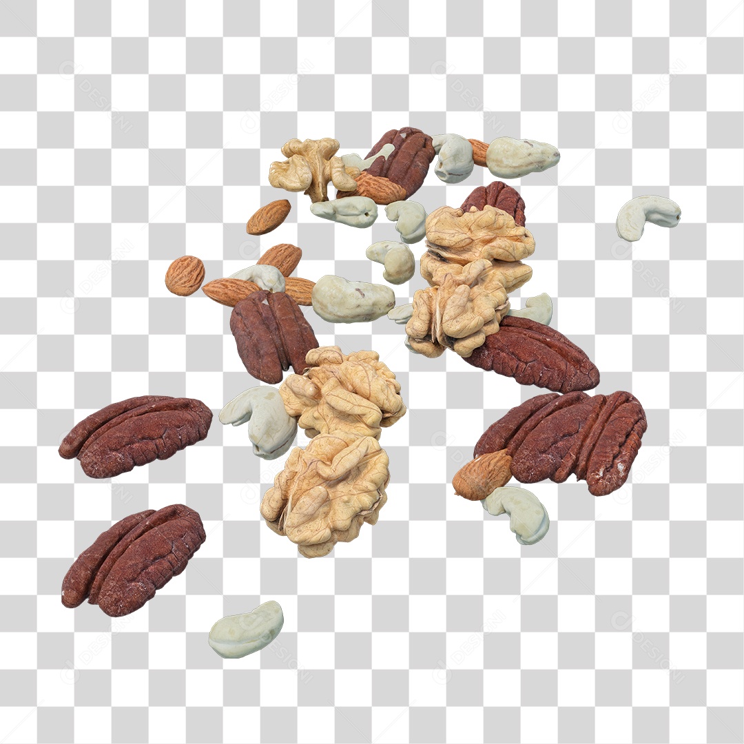 Fruta Secas Nozes Castanhas PNG Transparente