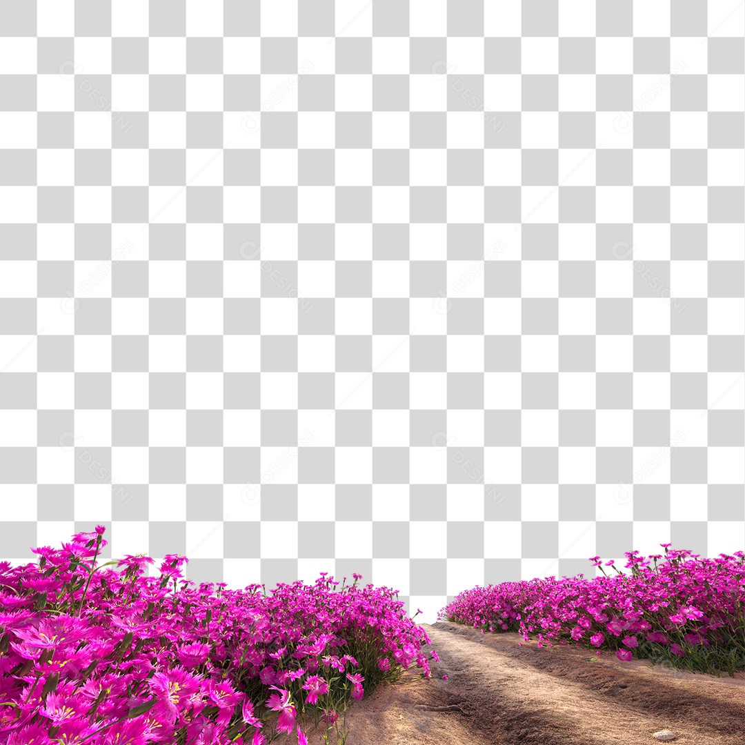 Arbusto de Flores PNG Transparente