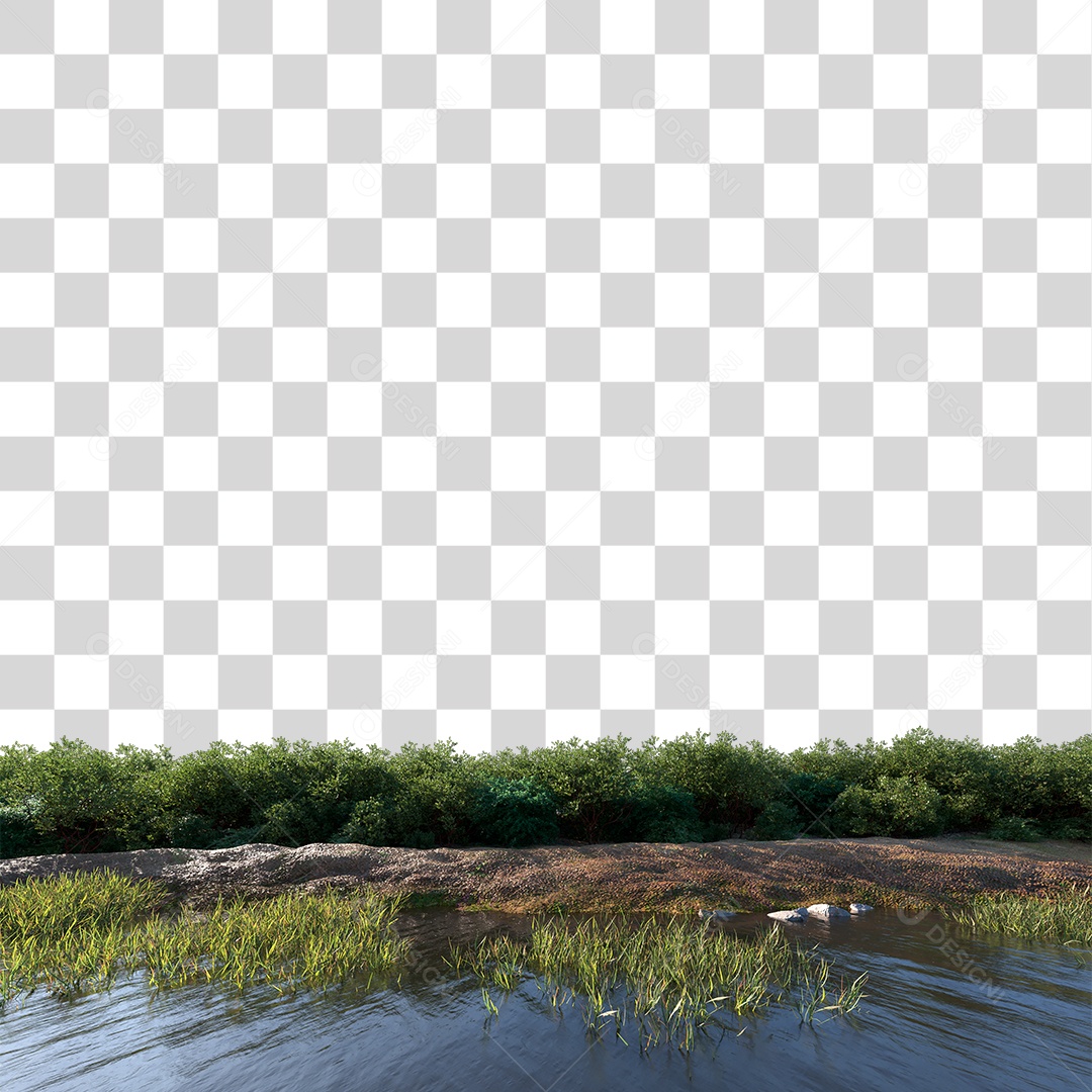 Paisagem Rios Plantas PNG Transparente