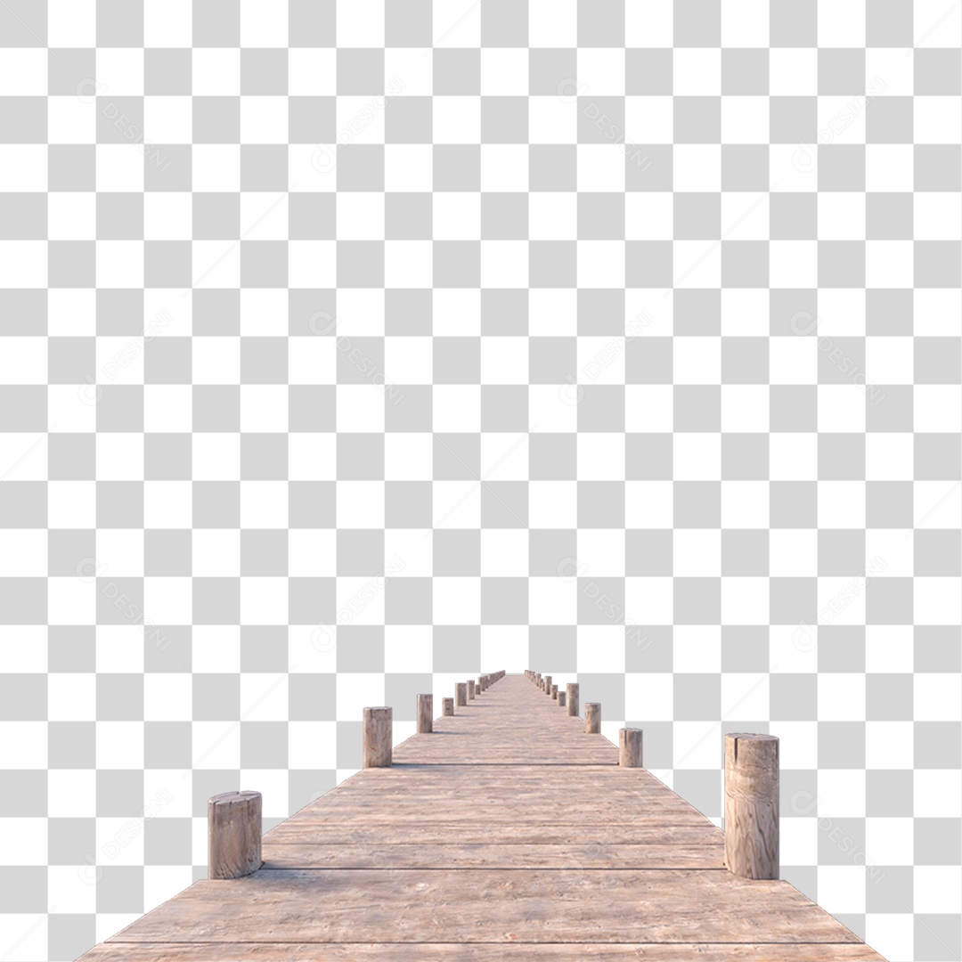 Passarela De Mardeira PNG Transparente