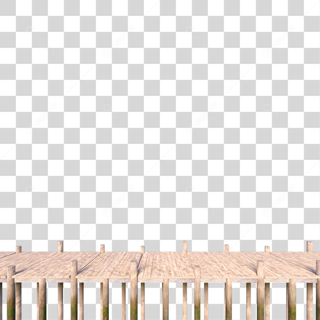 Passarela De Mardeira PNG Transparente