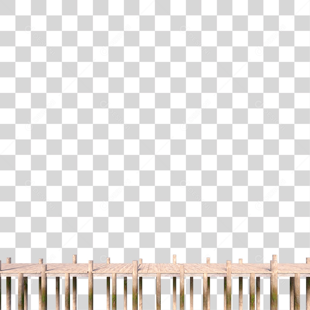 Passarela De Mardeira PNG Transparente