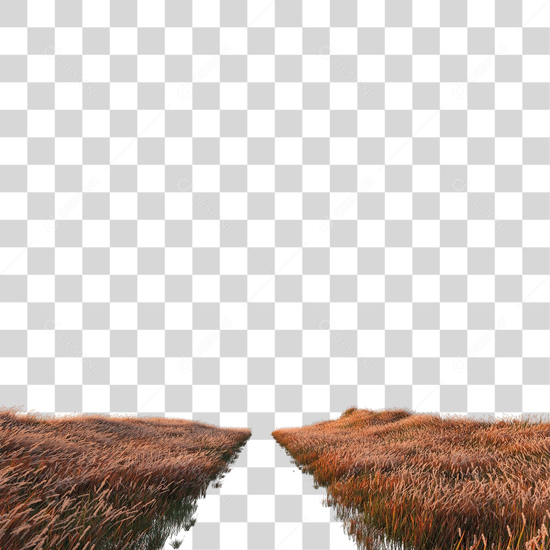 Planta Arbusto Com Passagem no Meio estrada PNG Transparente