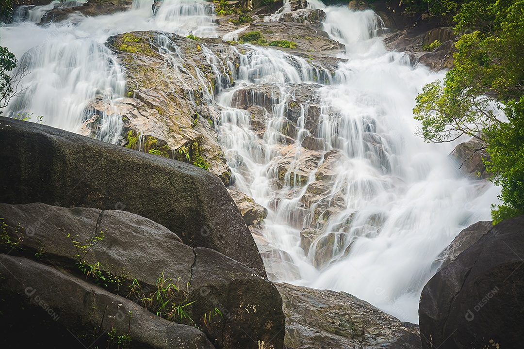 Cachoeira bela Ásia Tailândia, Praiwan Cachoeira Phatthalung