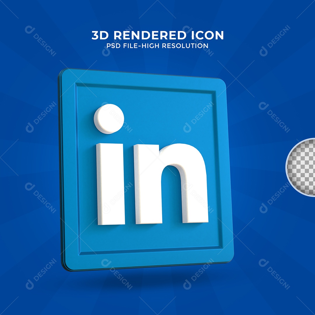 Behance 3D Elemento Para Composição PSD