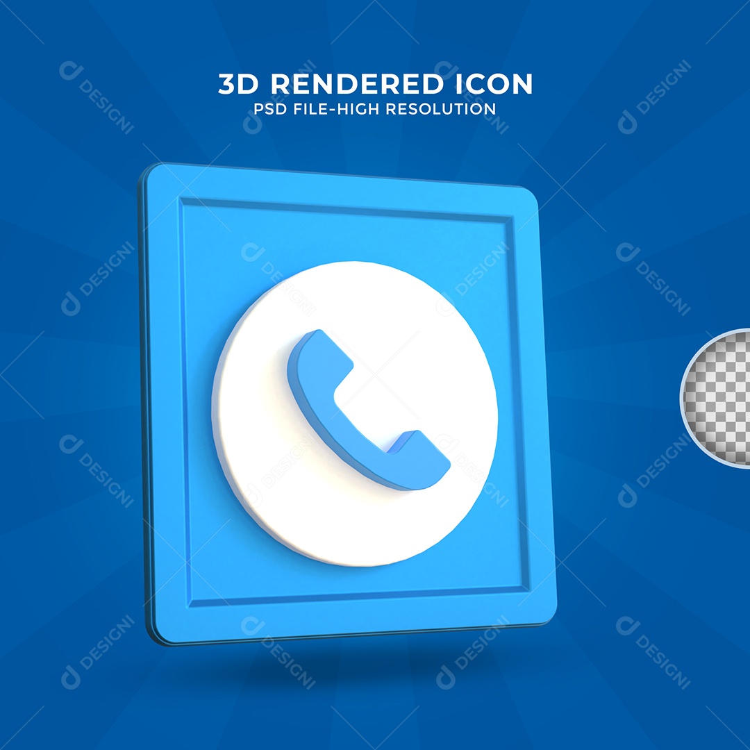 Telefone Elemento 3D Para Composição PSD