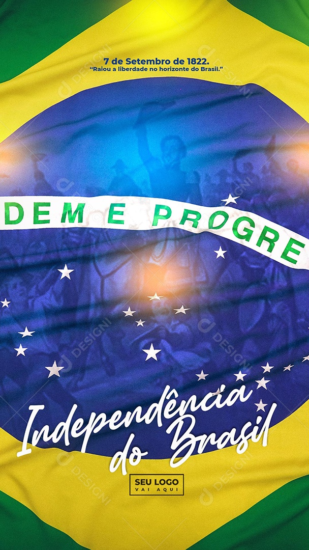 Independência Do Brasil Dia 7 De Setembro Social Media PSD Editável