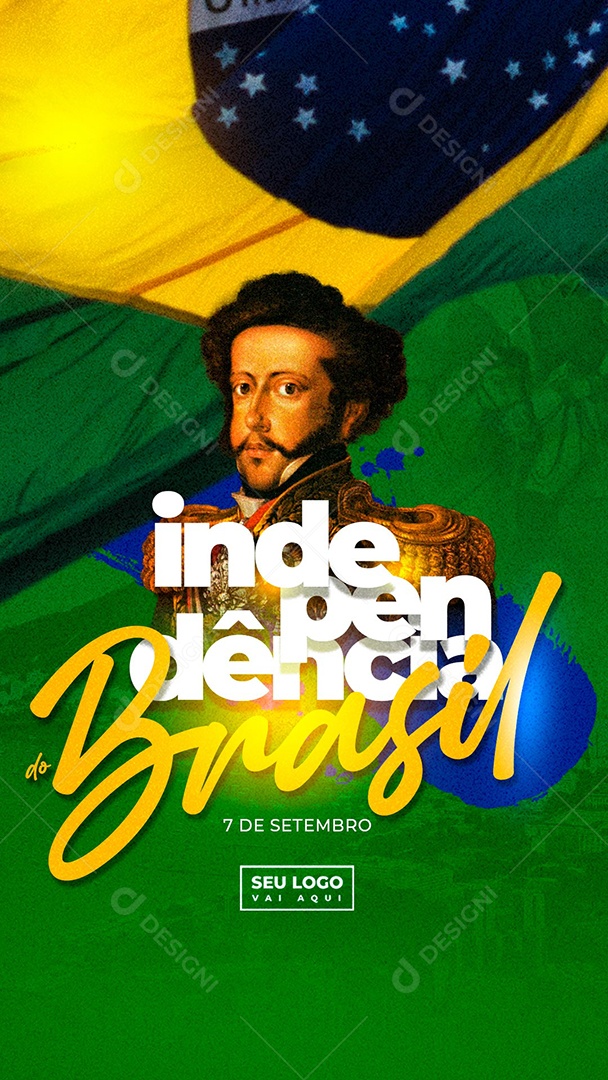 Independência Do Brasil Dia 7 De Setembro Social Media PSD Editável