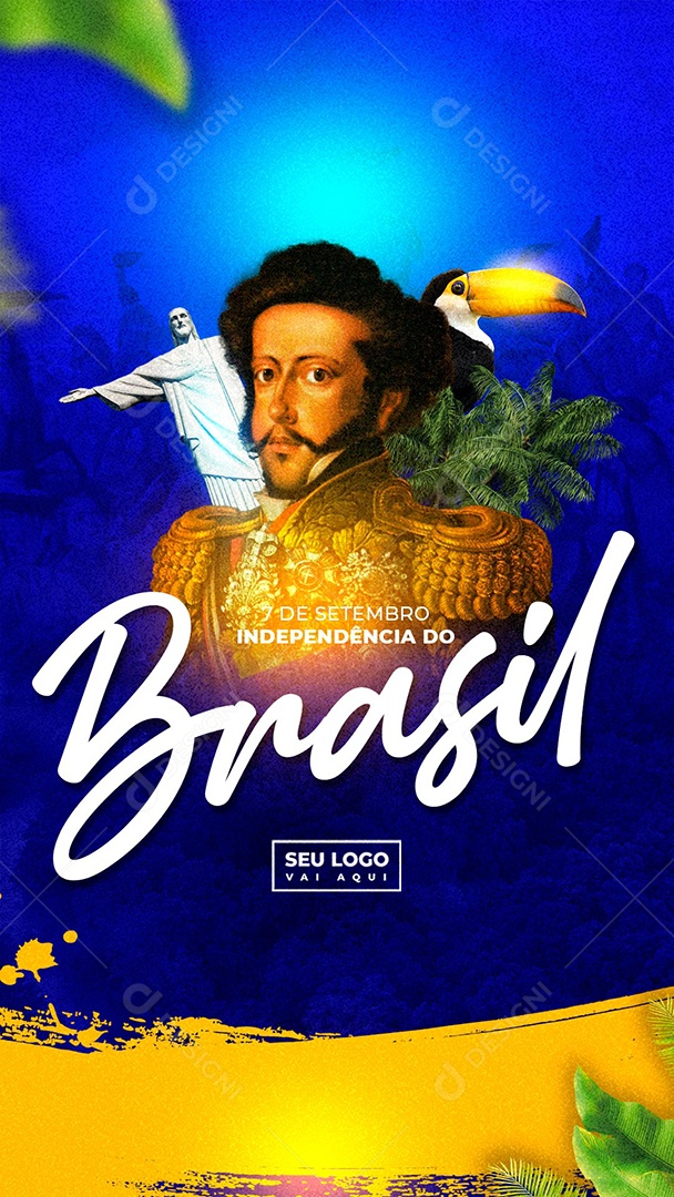 Dia 7 De Setembro Independência Do Brasil Dia 7 De Setembro Social Media PSD Editável