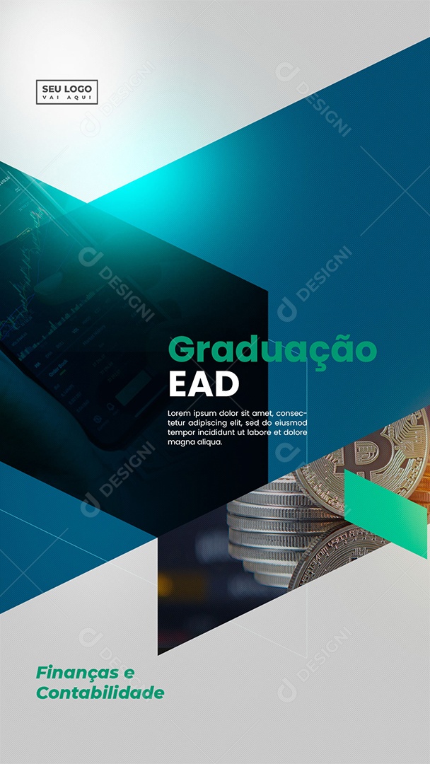 Graduação EAD Sistema Para Internet Venha Conhecer Social Media PSD Editável