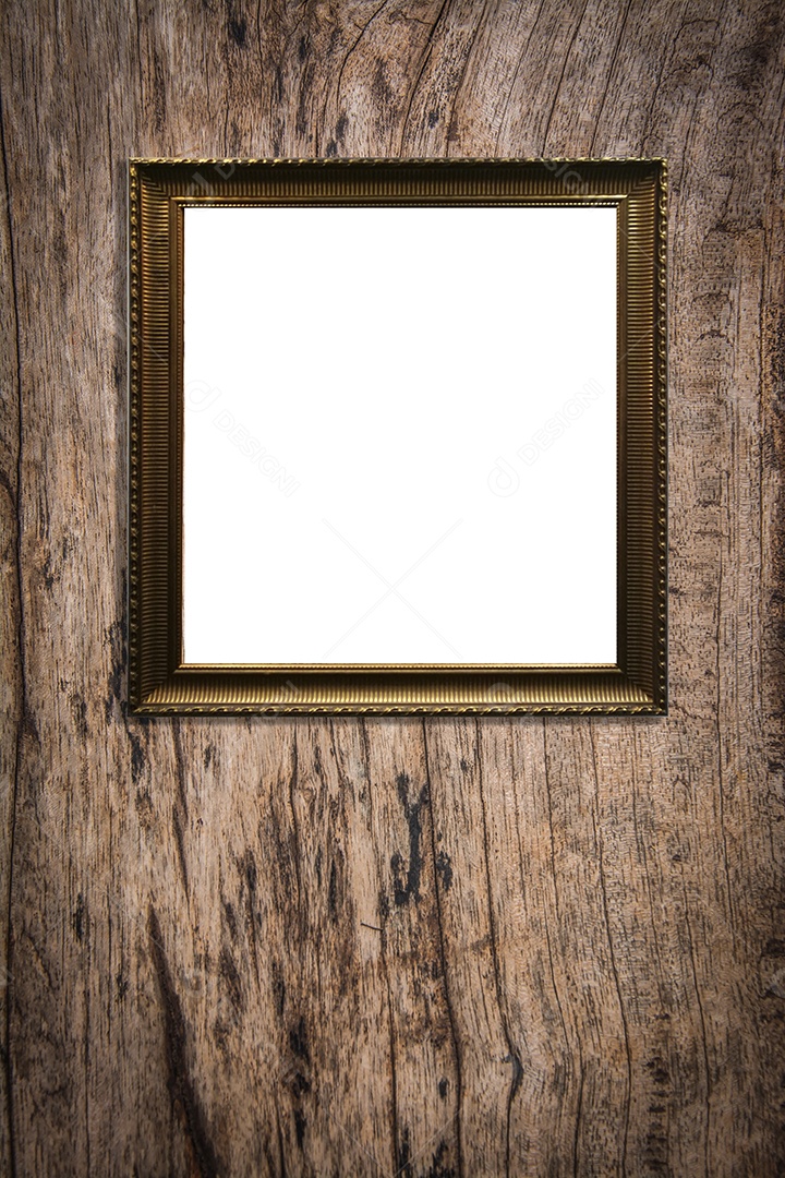 Molduras para fotos de madeira decorações de molduras vintage em fundo de madeira