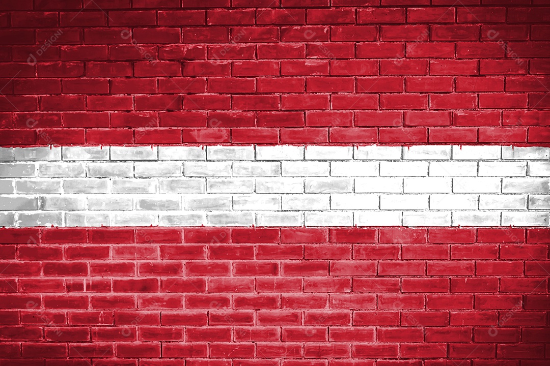 fundo de textura de parede de bandeira da letônia