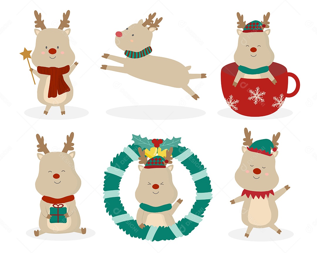 Objeto de elemento de design de natal para decoração na festa de natal