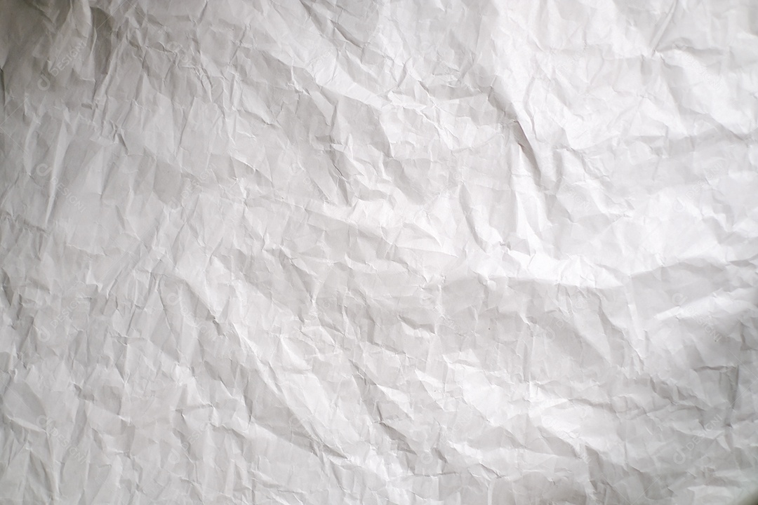 Livro branco limpo, fundo enrugado, abstrato. papel branco amassado