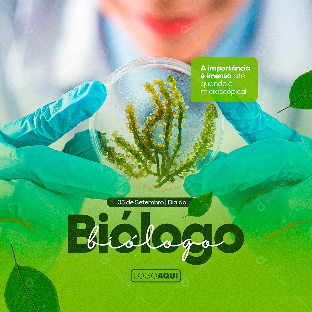 Dia Do Biólogo 3 De Setembro Data Comemorativa Social Media PSD Editável