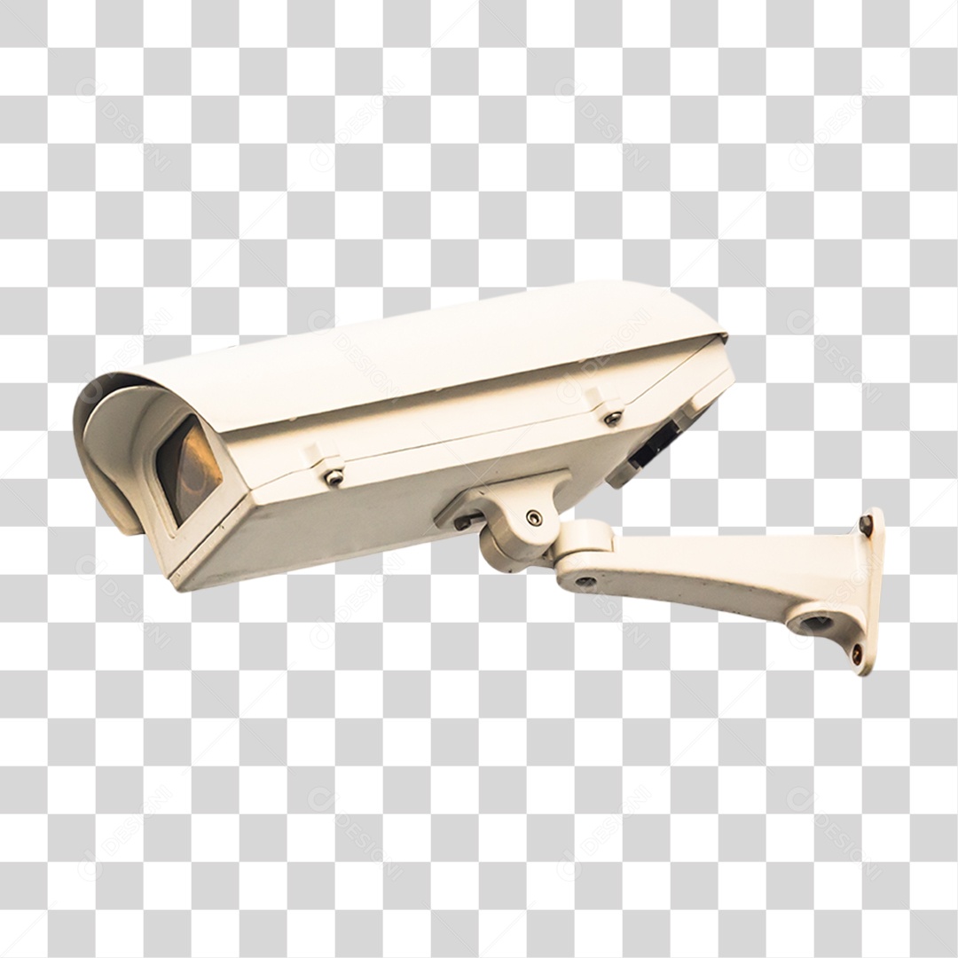 Objeto 3D Câmera de Segurança Para Composição PNG Transparente