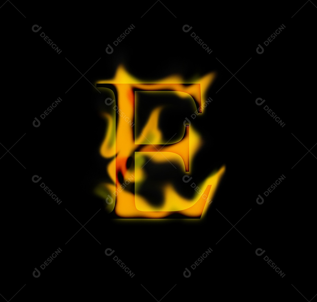 Chama ardente de carta de fogo. Fonte de queimadura flamejante