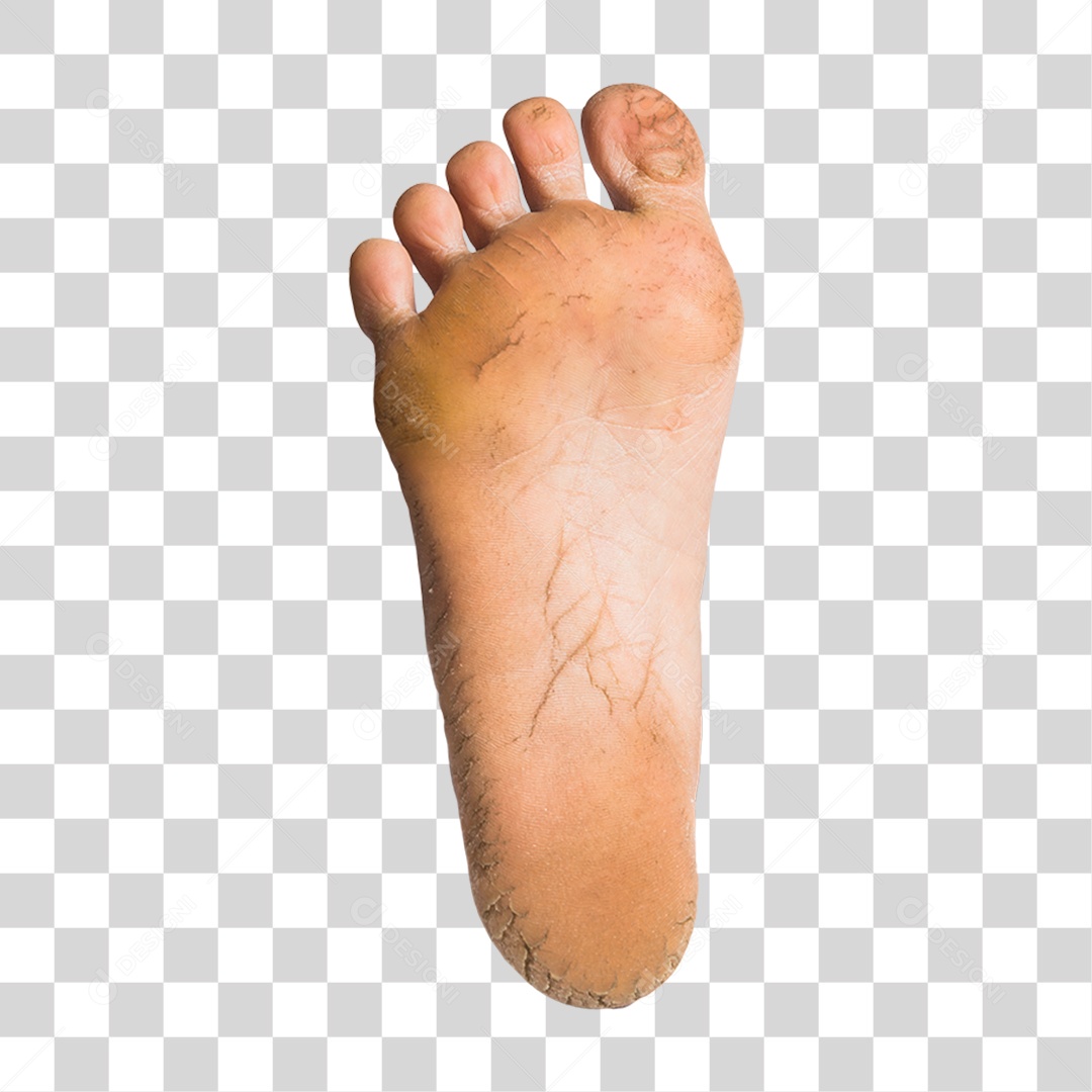 Imagem 3D Pé Sujo Para Composição PNG Transparente