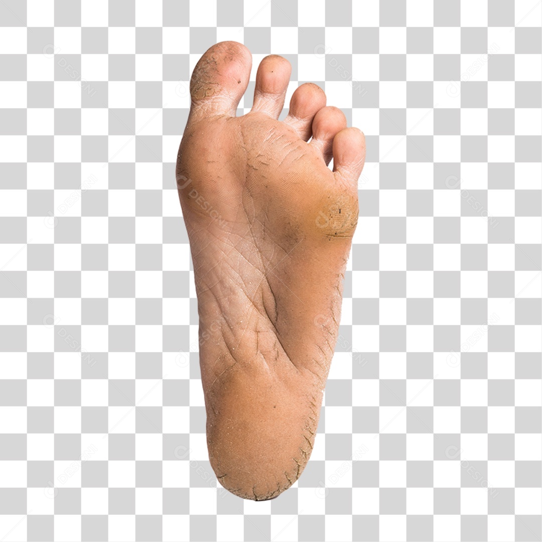 Imagem 3D Pé Sujo Para Composição PNG Transparente