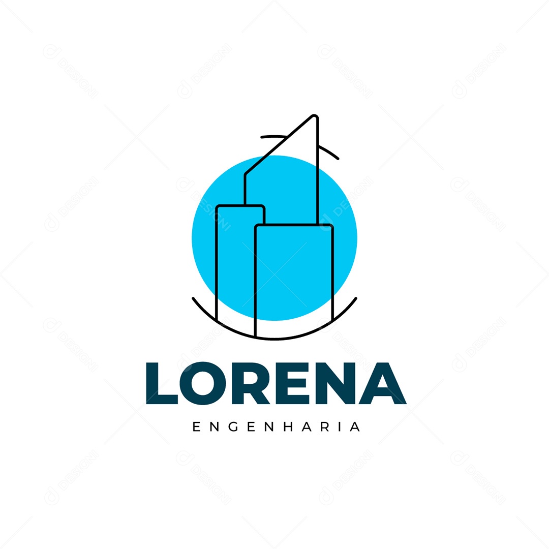 Logo Engenharia Lorena EPS Editável