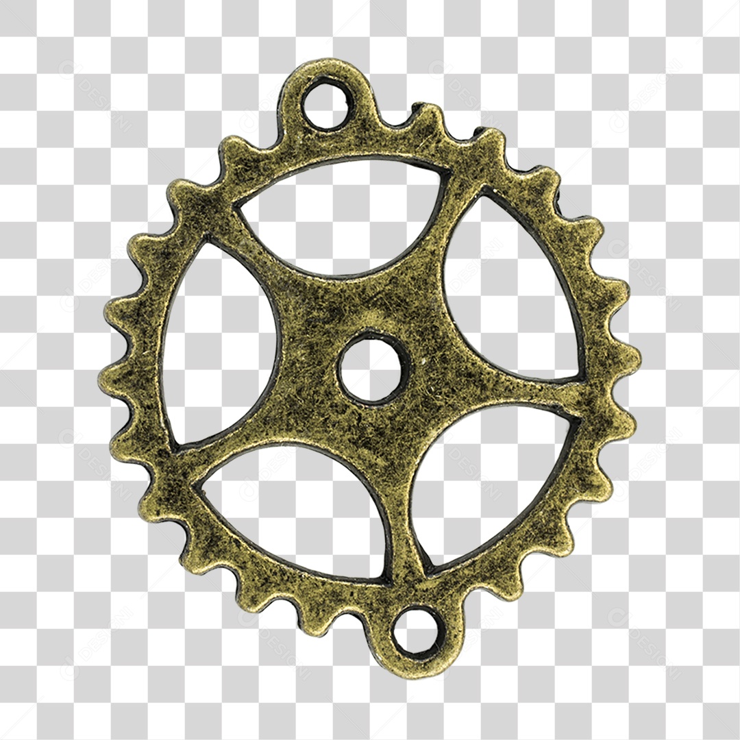 Objeto 3D Engrenagens Para Composição PNG Transparente