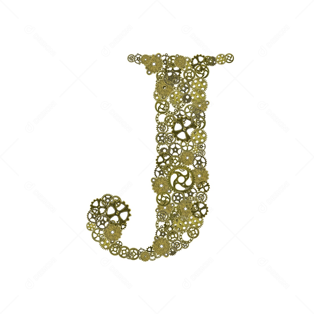 alfabeto, forma de arranjo de engrenagens do alfabeto Traçado de recorte