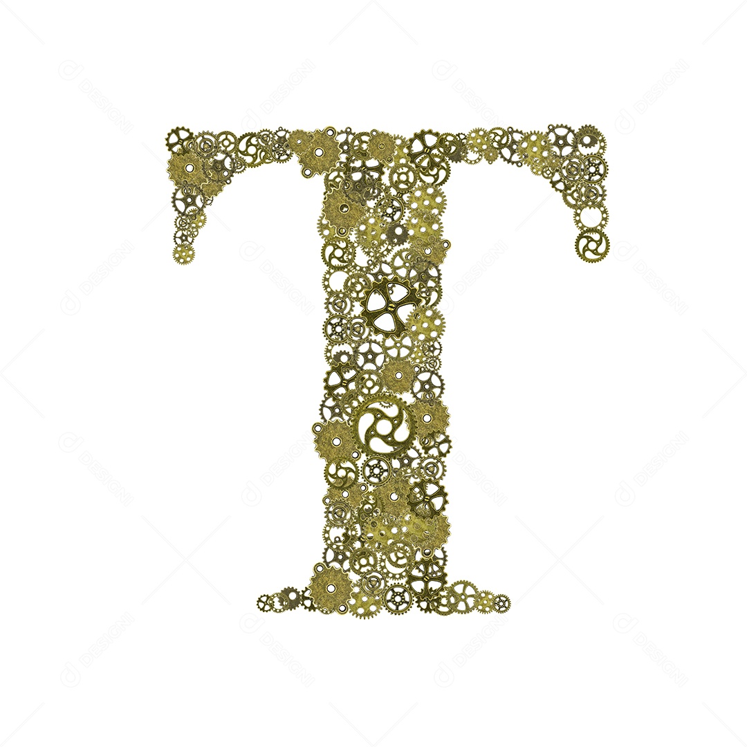 alfabeto, forma de arranjo de engrenagens do alfabeto Traçado de recorte