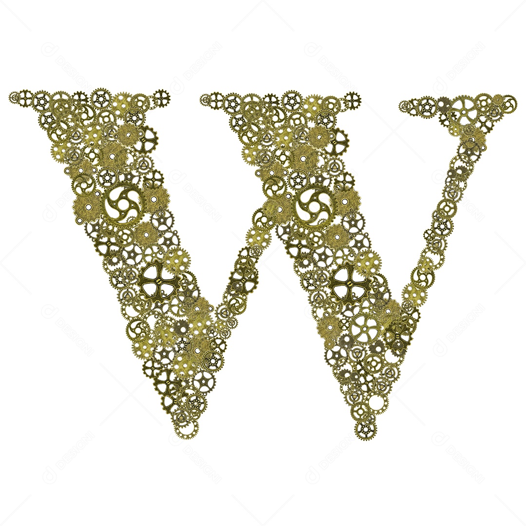 alfabeto, forma de arranjo de engrenagens do alfabeto Traçado de recorte